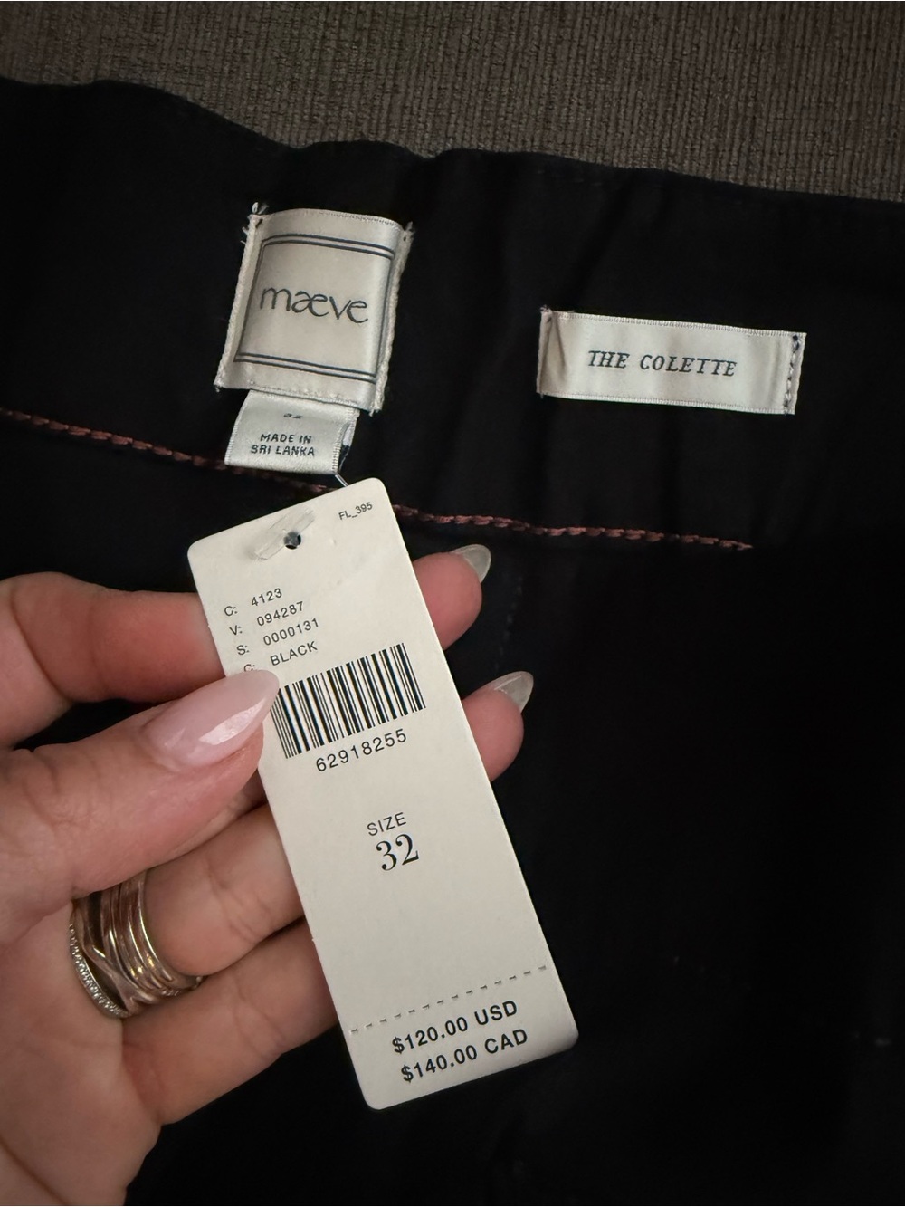 MAEVE • NWT the Colette high rise wide leg crop pants Size 32 magic fabric - Picture 11 of 12